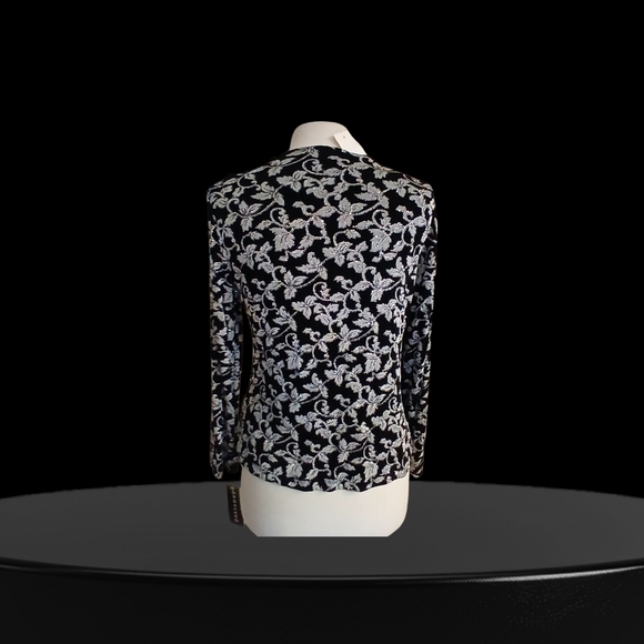 Connected Silver & Black Top - Picture 5 of 12